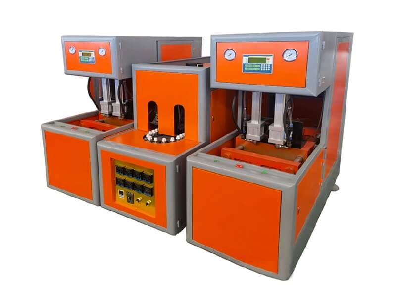 Semi-auto bottle blow molding machine